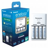 Panasonic eneloop BQ-CC51E BASIC punjač + 4x AA BK-3MCDE baterije (K-KJ51MCDE40E)