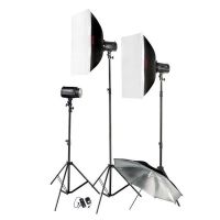 Godox H120-B Flash kit (3 x mini pioneer 120)