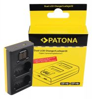 PATONA 1888 Dual LCD USB Charger NP-W235 