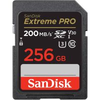 SanDisk Extreme PRO SDXC UHS-I 256GB 200MB/s V30 (SDSDXXD-256G)