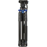 BENRO A2883FS4PRO Reverse-Folding Aluminum Travel Tripod with S4Pro Fluid Video Head