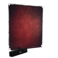 Manfrotto Lastolite LL LB7940  EzyFrame Vintage Background 2 x 2.3m Crimson with frame