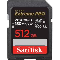 SanDisk Extreme PRO SDXC UHS-II 512GB 280MB/s V60 (SDSDXEP-512G)